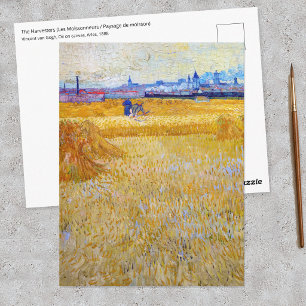 Carte Postale Vincent van Gogh - Les Moissonneurs