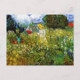 Carte Postale Vincent Van Gogh - Marguerite Gachet au jardin