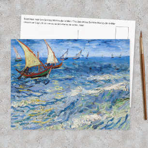 Carte Postale Vincent van Gogh - Marine à Saintes-Maries