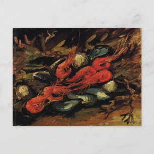 Carte Postale Vincent van Gogh - Moules et crevettes à vie morte