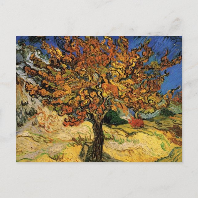 Carte postale Vincent van Gogh Mulberry Tree (Devant)