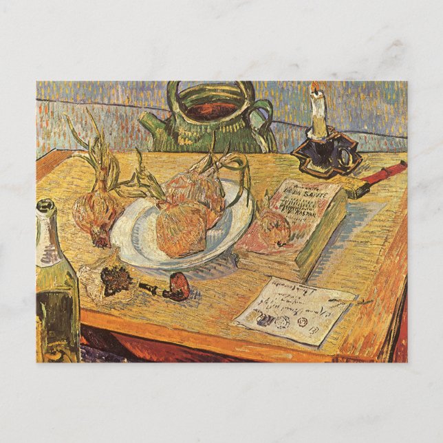 Carte Postale Vincent van Gogh - Nature morte avec planche à des (Devant)