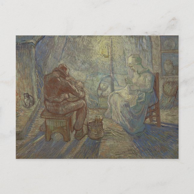Carte Postale Vincent van Gogh - Nuit (après Millet) (Devant)