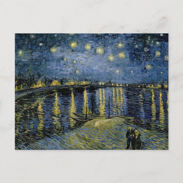 Carte Postale Vincent van Gogh - Nuit étoilée (Devant)