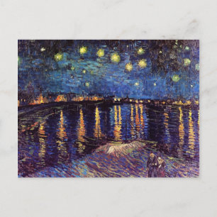 Carte Postale Vincent van Gogh - Nuit étoilée sur le Rhône