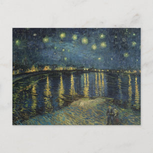 Carte Postale Vincent van Gogh   Nuit étoilée sur le Rhône