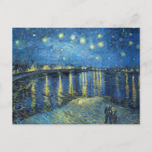 Carte Postale Vincent Van Gogh Nuit Sur Le Rhône 1888