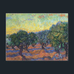 Carte Postale Vincent Van Gogh Olive Grove Impressionnisme Art<br><div class="desc">Vincent Van Gogh Olive Grove with Orange Sky Olive Grove with Orange Sky by Vincent Van Gogh est une magnifique peinture impressionniste réalisée par l'un des maîtres fleuristes de tous les temps. L'oliveraie tourbillonne de couleur et d'émotion, tandis que les oliviers verts se déversent dans le ciel orange et vert....</div>