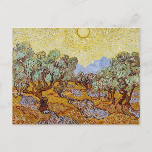 Carte Postale Vincent Van Gogh Olive Trees (Devant)