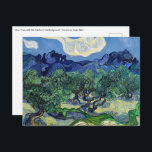 Carte Postale Vincent van Gogh - Oliviers aux Alpilles<br><div class="desc">Oliviers aux Alpilles dans l'Arrière - plan - Vincent van Gogh,  1889</div>