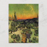 Carte Postale Vincent Van Gogh Paysage de Moonlit<br><div class="desc">Vincent Van Gogh Moonlit Carte postale Paysage</div>