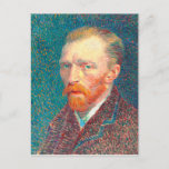 Carte Postale Vincent van Gogh peintre Autoportrait Vibrant<br><div class="desc">Les plus grandes peintures de l'histoire, numériquement restaurées, éclairées et recolorées pour aujourd'hui. L'un des autoportraits les plus célèbres de Vincent Van Gogh, cette peinture à l'huile de 1887 à bord a été réalisée alors que l'artiste vivait en France. "Je préfère peindre les yeux des gens plutôt que les cathédrales",...</div>