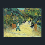 Carte Postale Vincent Van Gogh peinture<br><div class="desc">jardin public arles</div>