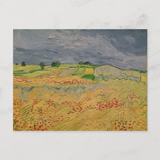Carte Postale Vincent van Gogh | Plain à Auvers, 1890 (Devant)