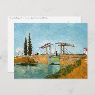 Carte Postale Vincent van Gogh - Pont Langlois à Arles #3