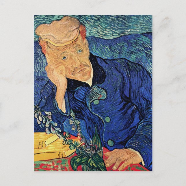 Carte Postale Vincent Van Gogh - Portrait du docteur Gachet (Devant)