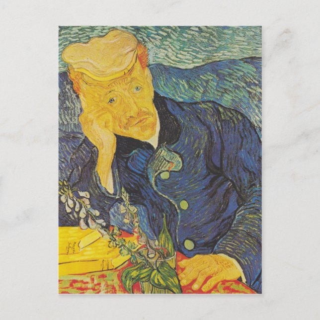 Carte Postale Vincent Van Gogh - Portrait du Dr Gachet (Devant)