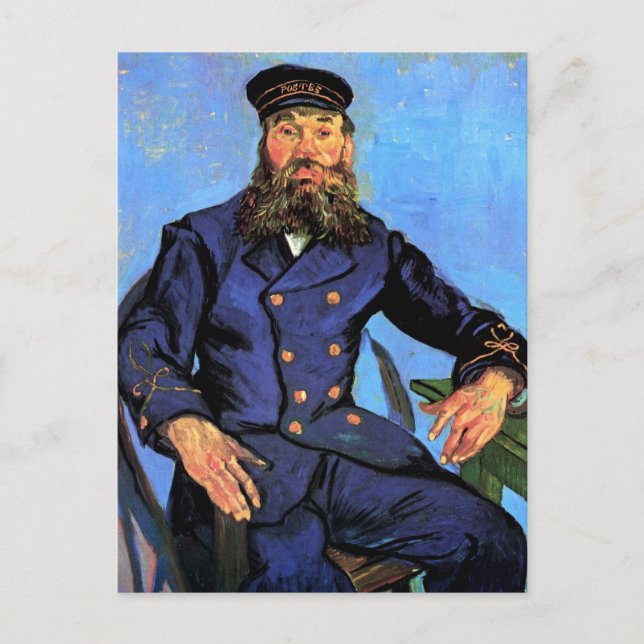 Carte Postale Vincent Van Gogh - Portrait Du Postman (Devant)