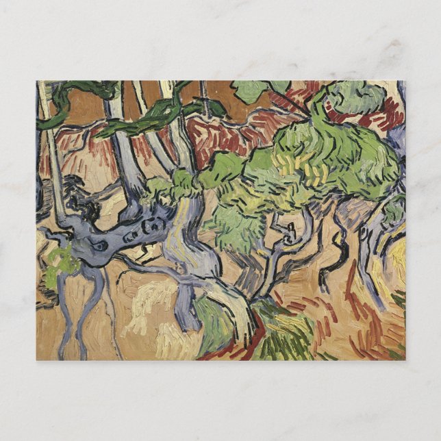 Carte Postale Vincent van Gogh | Racines d'arbre, 1890 (Devant)