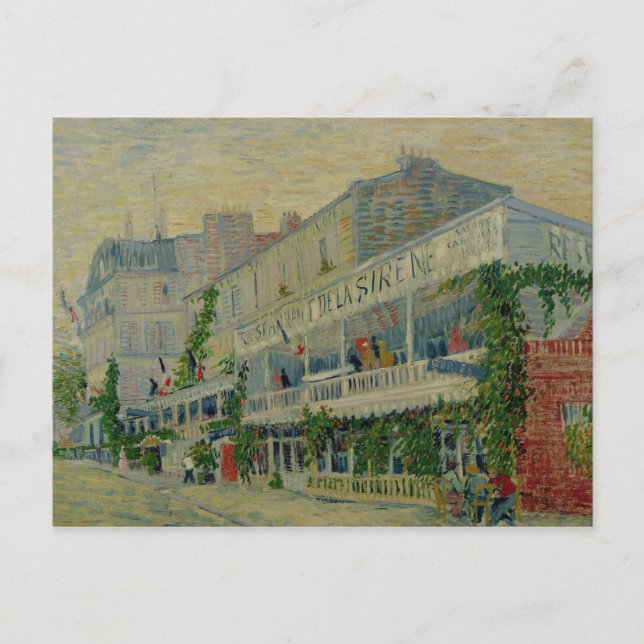 Carte Postale Vincent van Gogh | Restaurant de la Sirene (Devant)