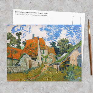 Carte Postale Vincent van Gogh - Rue à Auvers-sur-Oise