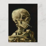 Carte Postale Vincent Van Gogh Skeleton<br><div class="desc">Vincent Van Gogh Skeleton with a Burning Cigarette Vintage Fine Art Postcard</div>