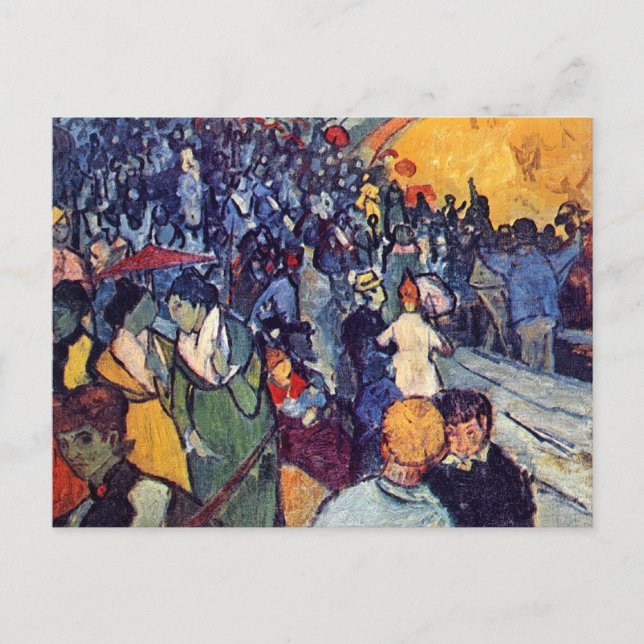 Carte Postale Vincent Van Gogh - Spectateurs dans l'arène (Devant)