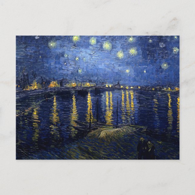 Carte Postale Vincent van Gogh - Starry night (Devant)