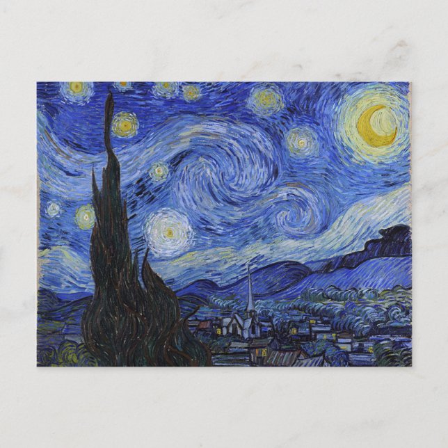 Carte postale Vincent Van Gogh "Starry Night" (Devant)