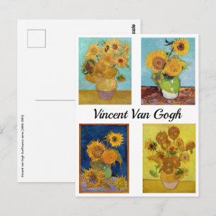 Carte Postale Vincent Van Gogh Sunflowers Serie
