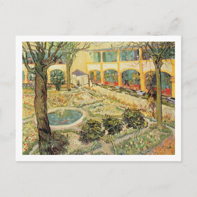 Carte Postale Vincent van Gogh | the Asylum Garden at Arles (Devant)