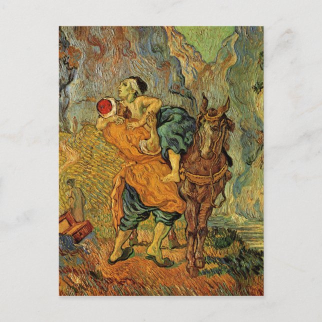 Carte Postale Vincent Van Gogh - The Good Samaritan (Devant)