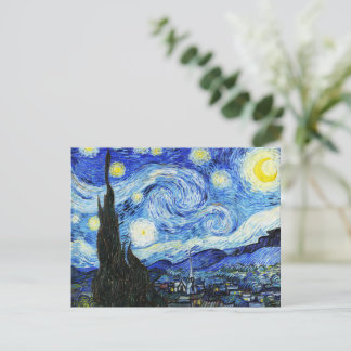 Carte Postale Vincent Van Gogh, The Starry Night painting