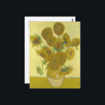 Carte Postale Vincent Van Gogh - Tournesols, Quatrième Version<br><div class="desc">Vincent Van Gogh - Tournesols,  Sonnenblumen,  Quatrième Version,  1888.</div>