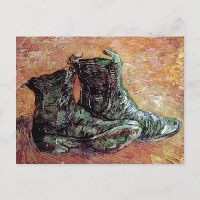 Carte Postale Vincent Van Gogh - Une paire de chaussures (Devant)