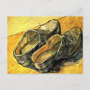Carte Postale Vincent van Gogh - Une paire de sabots en cuir