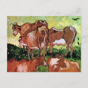 Carte Postale Vincent Van Gogh - Vaches (D'après Jordaens) Beaux