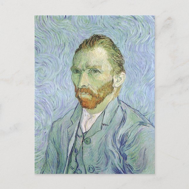 Carte Postale Vincent van Gogh - Van Gogh Autoportrait en bleu (Devant)