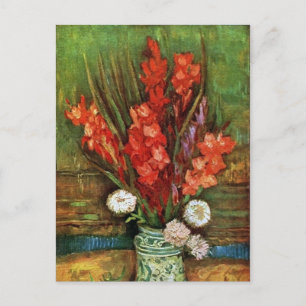 Carte Postale Vincent van Gogh - Vase avec Red Gladioli