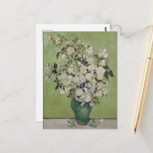 Carte Postale Vincent Van Gogh, Vase de Roses, Roses dans le Vas