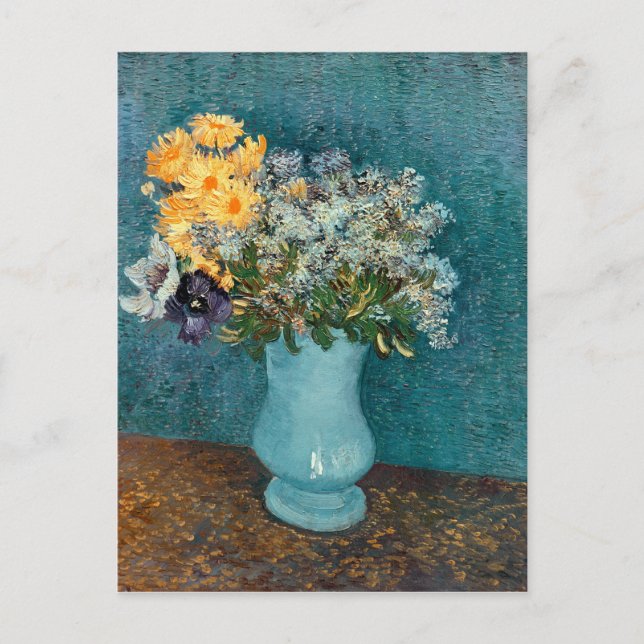 Carte Postale Vincent van Gogh | Vase des fleurs, 1887 (Devant)