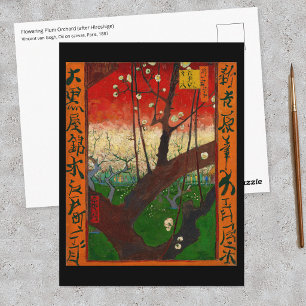 Carte Postale Vincent van Gogh - Verger de pruniers en fleurs