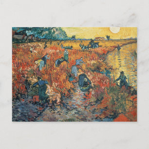 Carte Postale Vincent van Gogh Vignobles rouges à Arles, 1888