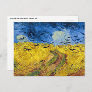 Carte Postale Vincent van Gogh - Wheatfield with Crows