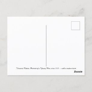 Carte Postale Vincenzo Catena, Portrait d'un jeune homme