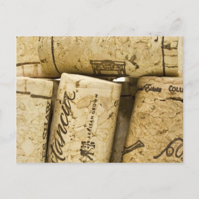 Carte Postale Vins Corks (Devant)