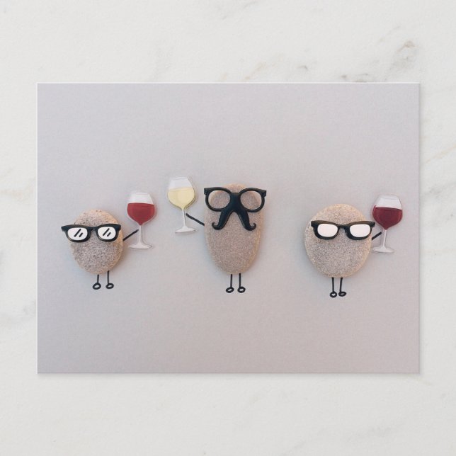 Carte Postale Vins et pierres (Devant)