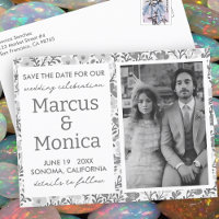 Vins fleurs sauvages Photo personnalisée Enregistr