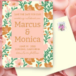 Carte Postale Vins fleurs sauvages Rose Vert personnalisé Enregi<br><div class="desc">Customisez ce mariage floral chic sauvegardez la carte postale date avec vos détails. Vous pouvez tout changer depuis les polices, les couleurs et tous les détails. Consultez ma boutique pour trouver les articles correspondants comme les enveloppes, les invitations, les cartes de remerciements, les cartes de numéro de table, la signalisation...</div>