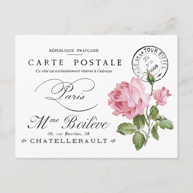 Carte postale vintage (Devant)